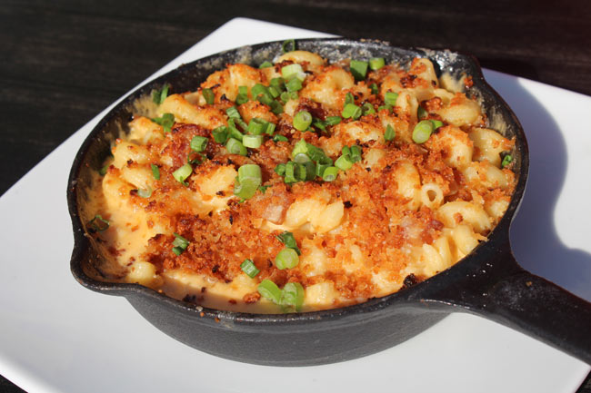 Macaroni and Cheese in Iron Skillet