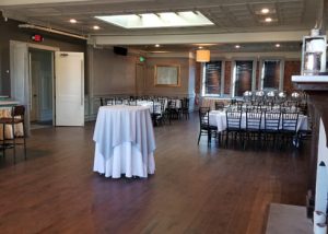 Upstairs Private Party Room photo showing spaciousness of room.